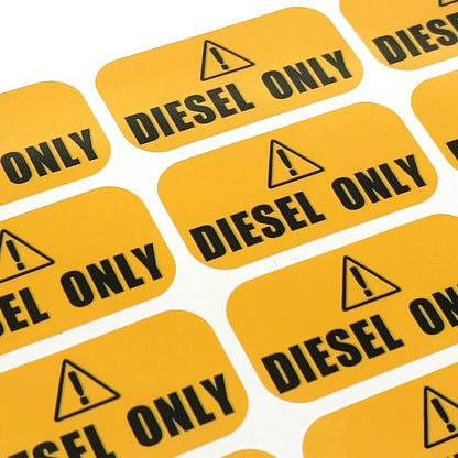 Diesel Only Sticker Decal for Truck Gas Tank Vinyl Label