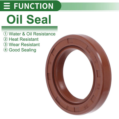 Oil Seal / 23x35x6mm / Seal Ring FKM Rubber for Make Model