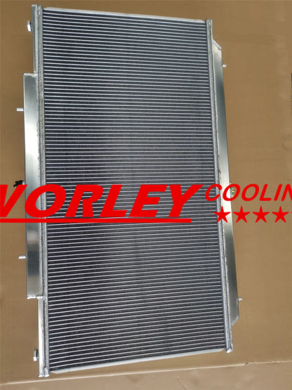 Radiator & 14" Fans for Nissan Patrol GU Y61 2.8L 3.0L RD28 ZD30 (1999-2013)