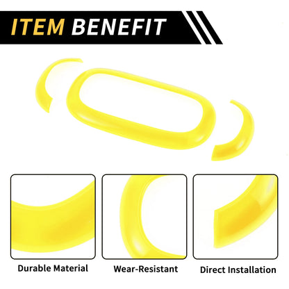 Blue Front Rear Roof Reading Light Trim Covers for Jeep Wrangler JK (2011-2017)