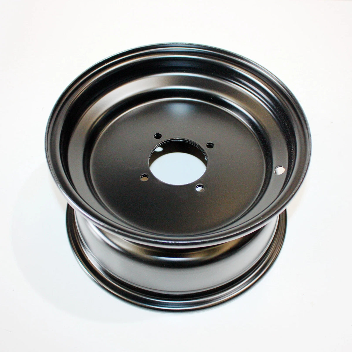 Black 10" Front Wheel Rims for Quad Dirt Bike ATV (66mm Hole, 4 Stud)