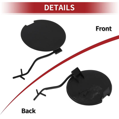 Front Tow Hook Cover for Jeep Renegade (2015-2020) Black 1 Pc