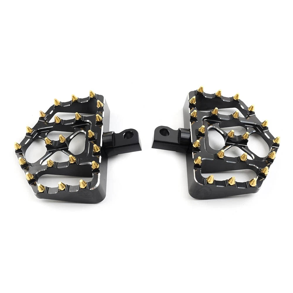 Wide MX Style Foot Pegs for Harley Touring Sportster Softail