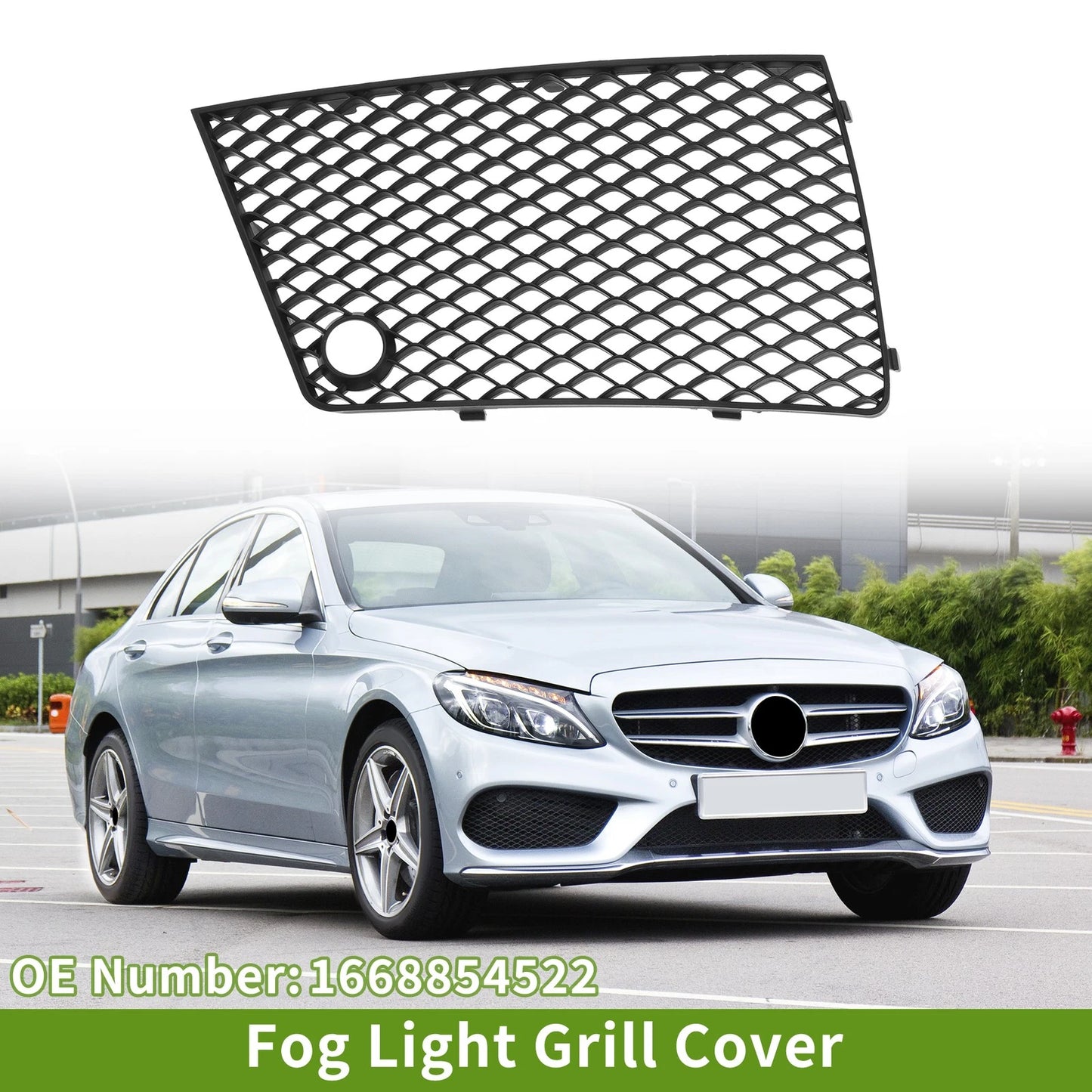 Front Left Fog Light Grill for Mercedes Benz GL63 AMG (2013-2019)