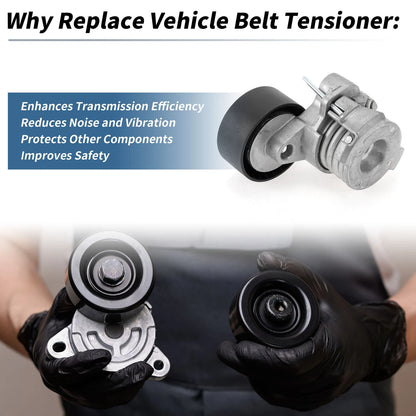 Belt Tensioner for BMW 530i 2.0L L4 (2017-2020) - Durable Metal Component