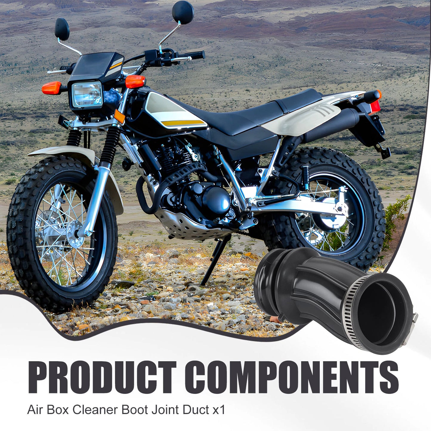Air Filter Duct for Yamaha TW200 Trailway 1987-2000