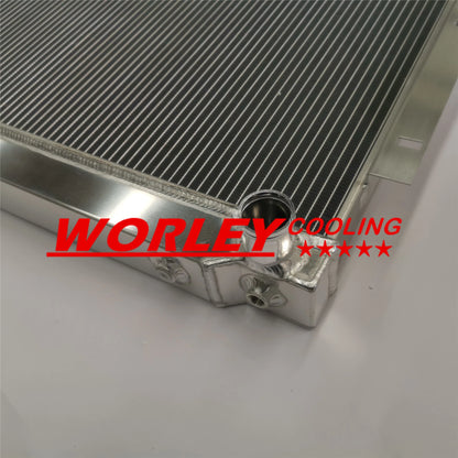 44mm Aluminum Radiator & Fan for Jeep CJ7 3.8L 4.2L 5.0L (1976-1986)