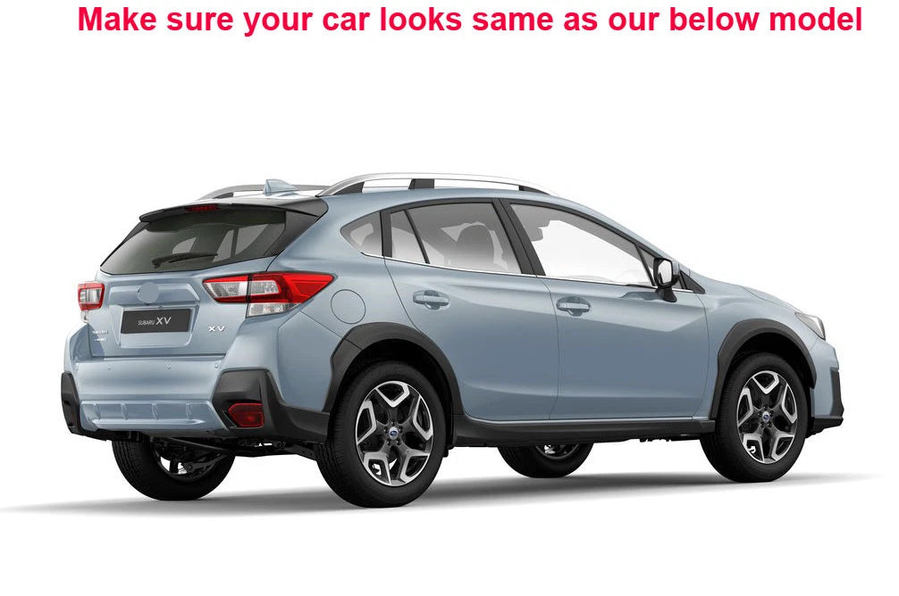 Front Fog Light Cover Round Trim for Subaru XV 2018-2020 2 x ABS Chrome