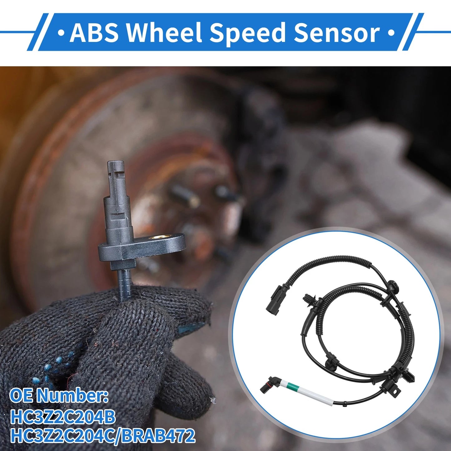 ABS Wheel Speed Sensor for Ford F-250 Super Duty (2017-2020)