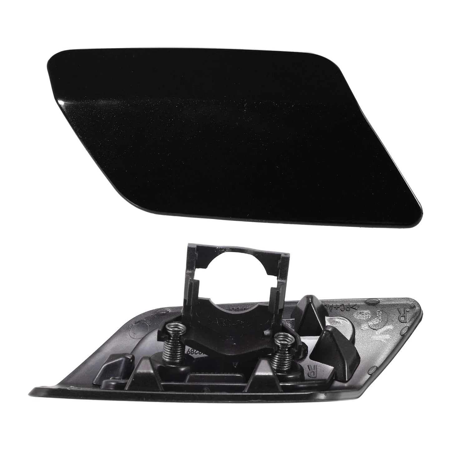 Headlight Washer Nozzle Cover Cap Black for BMW 328i (2011-2013)