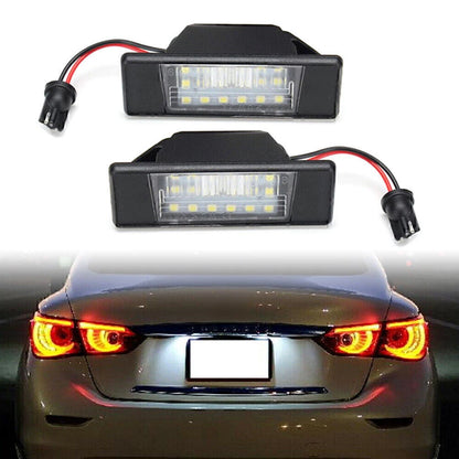 ABS LED License Plate Lights for Nissan Juke, Versa, X-Trail (2011-2023)