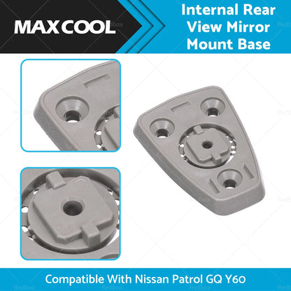 Internal Rear View Mirror Mount Base for Nissan Patrol GQ Y60 (1997-1999)