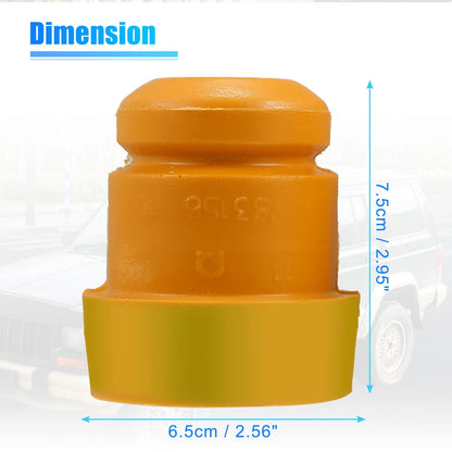2 x 2.6 Inch Front Suspension Bump Stops for BMW (2010-2016) Rubber Orange