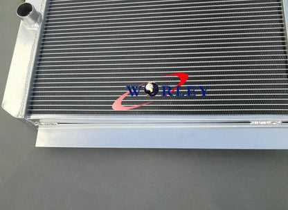 Aluminum Radiator + Fan for 47-54 Chevy Truck Pickup C/K 3100-3900