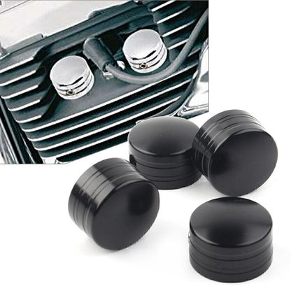 4x Head Bolt Spark Plug Covers for Harley Sportster XL Twin Cam Touring (2004-2023)