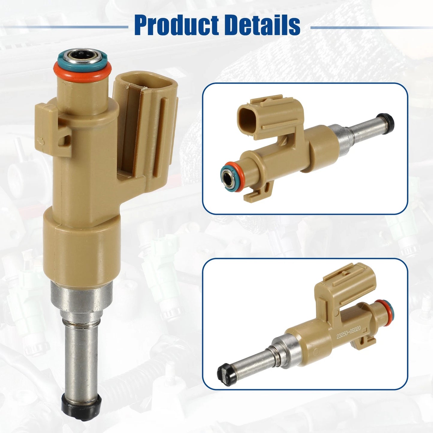 8PCS Fuel Injector Nozzle for Toyota Tundra 4.6L 5.7L (2010-2019)