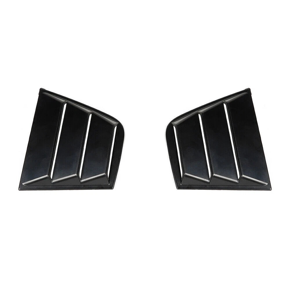 Side Rear Window Louver Shutter Cover Trim Black for Dodge Charger (2011–2023)