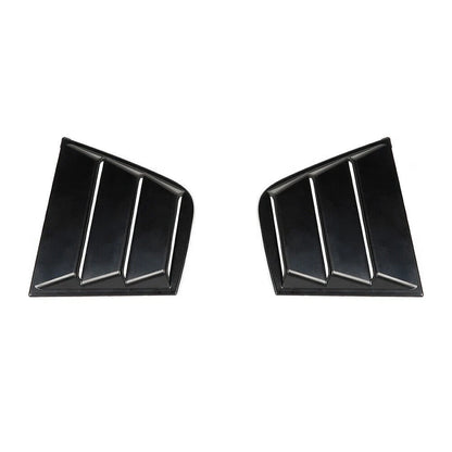 Side Rear Window Louver Shutter Cover Trim Black for Dodge Charger (2011–2023)