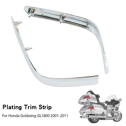 Trunk Molding Trim for Honda Goldwing GL1800 (2001-2011) Chrome