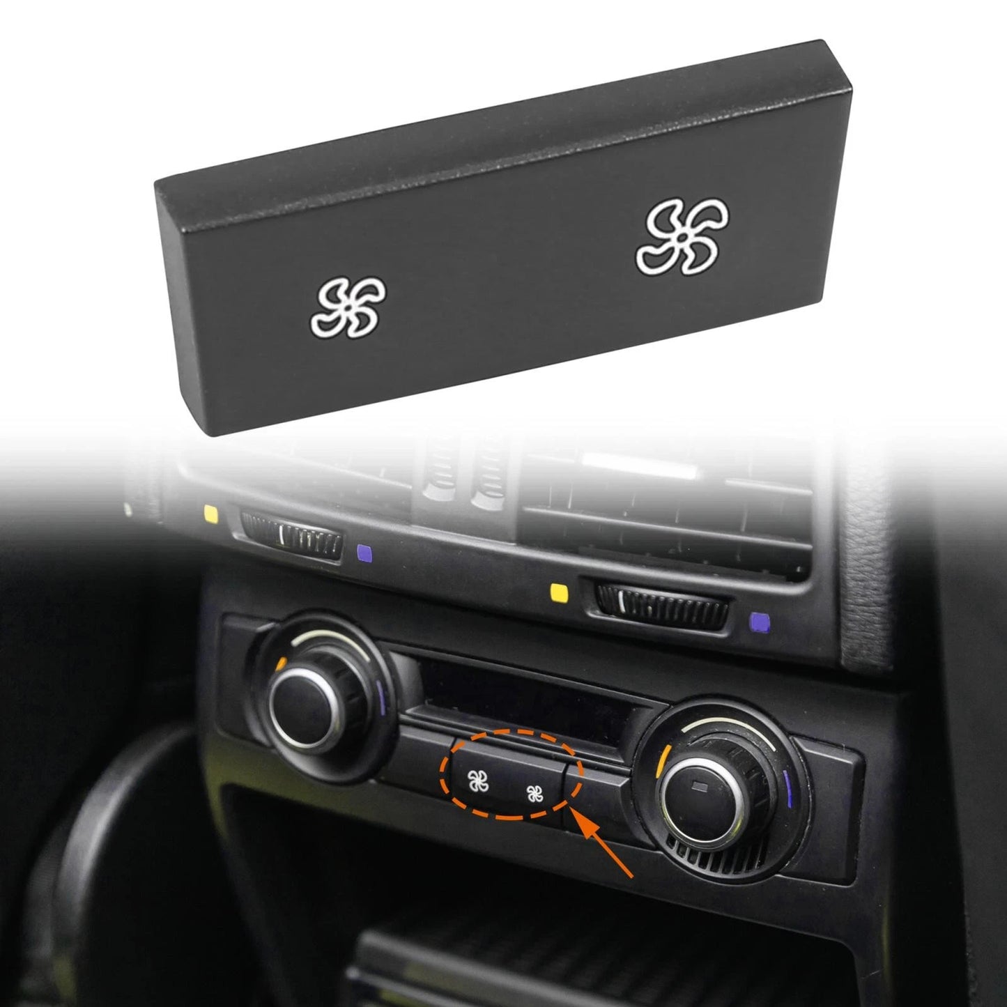 Car Air Conditioning Climate Control Panel Button for BMW 1 3 Series X1 X3 (2007-2019)
