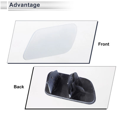 Bumper Headlight Washer Nozzle Cover for BMW 740i (Unpainted)