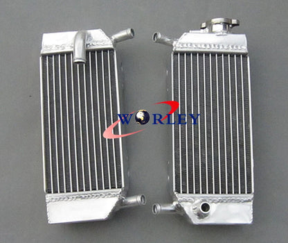 Aluminum Radiator & Hose for Honda CRF250R CRF250X (2004-2009)