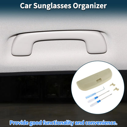 Sunglasses Case for BMW X1 U11 iX1 (2022-2024) Eyeglasses Holder Beige