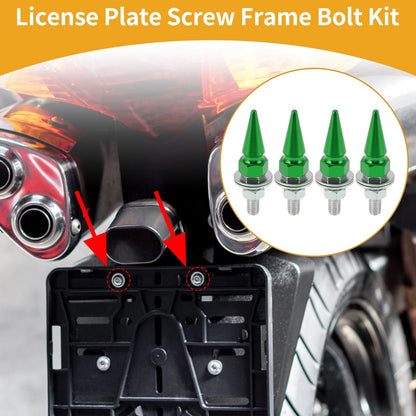 License Plate Screws Cover / 54mm / 4 x Universal Motorcycle M6