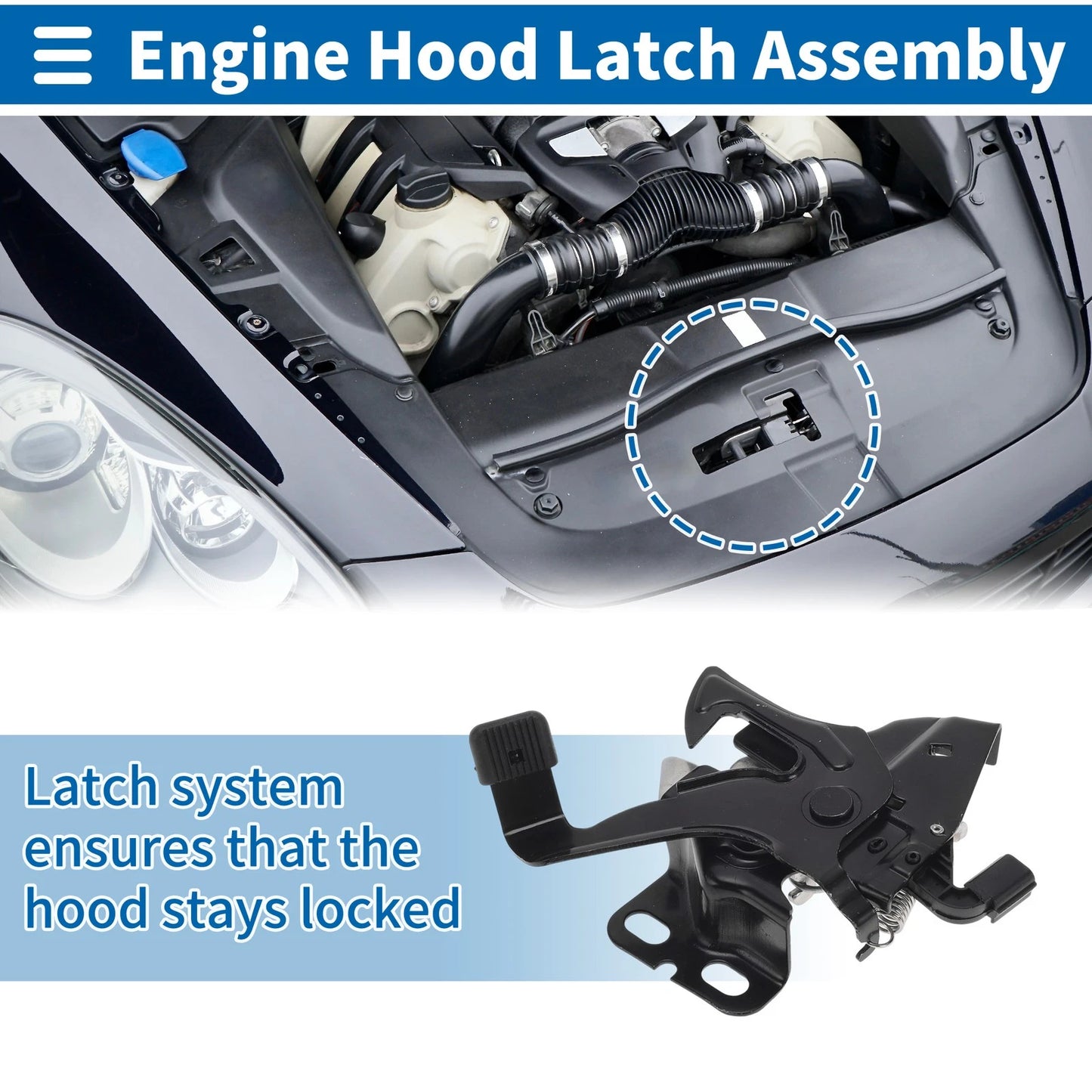 Hood Latch Assembly for Honda Odyssey 3.5L (2014-2017)