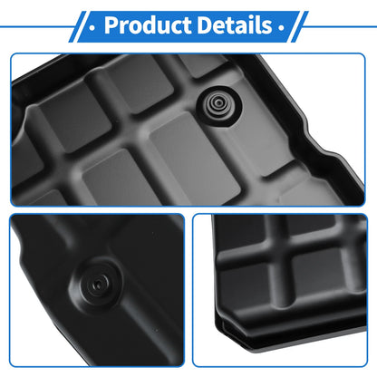 Engine Oil Pan 1 Pc for Chrysler 300 (2005 - 2014) Steel Black