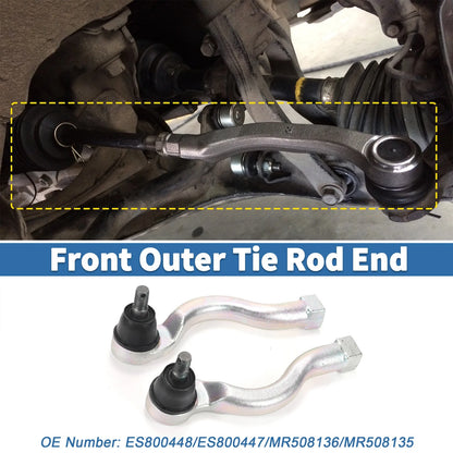 Front Outer Tie Rod Ends for Mitsubishi Montero (2001-2006)