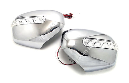 LED Chrome Mirror Covers V.3 for Mitsubishi L200 Triton (2006-2014)