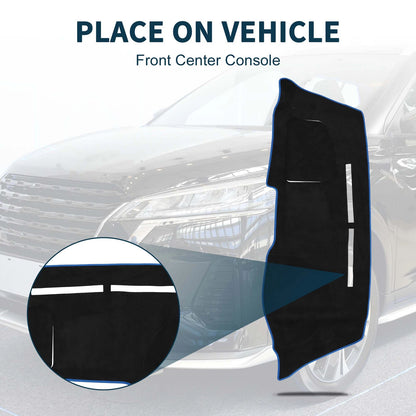 Dashboard Cover Mat for Nissan Note E12 2012-2020 Black Blue