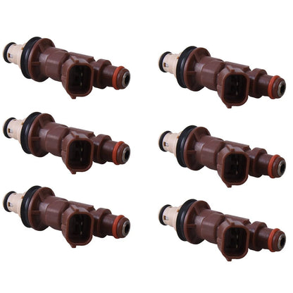 6PCS Fuel Injectors for Toyota Hilux Landcruiser Prado 5VZFE 3.4L (1996-2002)