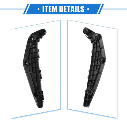 Bumper Brackets Covers for Toyota Highlander (2014-2019) - 2 x Black