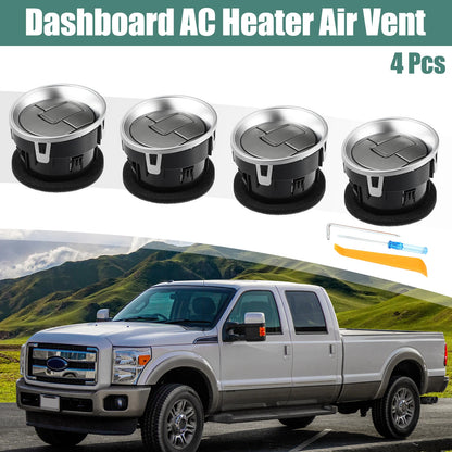 4 Pcs Front AC Heater Air Vent for Ford F-150 (2012-2014)