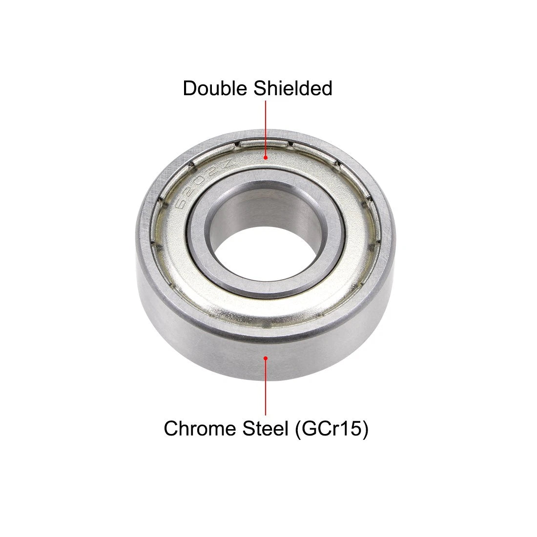 Ball Bearing 15x35x11mm Double Shielded ABEC-3 Bearings 2 x for Make Model