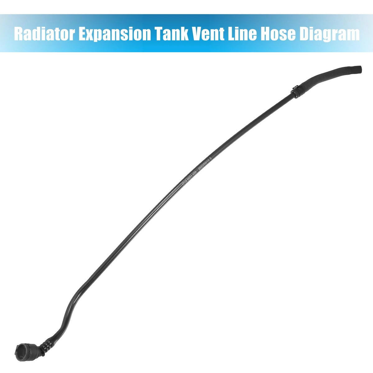 Radiator Expansion Tank Vent Line Hose 2.0L L4 for BMW 528i