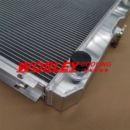 3 Row Alloy Radiator & Shroud & Fan for Ford Mustang V8 289/302/351 (1968-1969)