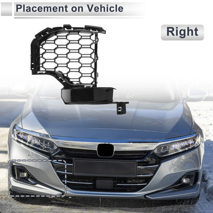 1 Pc Front Right Fog Light Grill for BMW X5 (2019-2022) Black