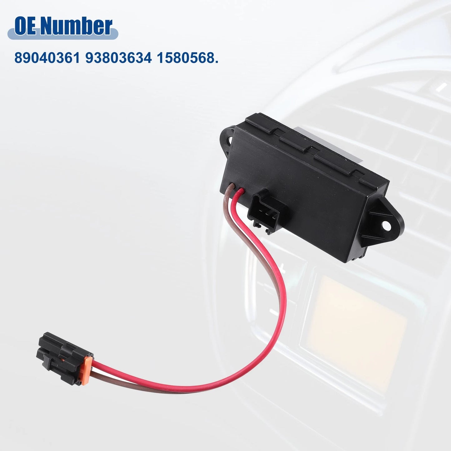 HVAC Blower Motor Resistor for Chevrolet Tahoe Black
