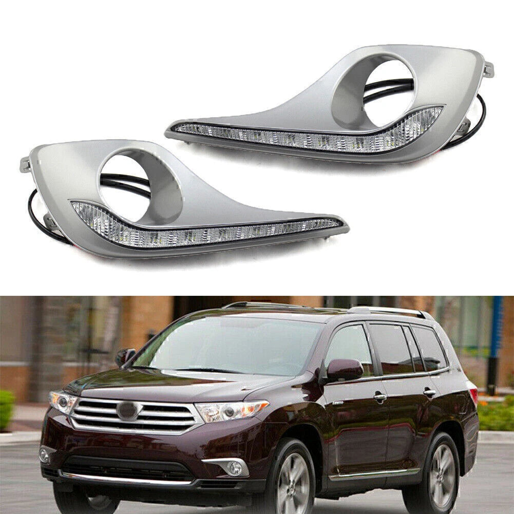 LED Front Daytime Running Lights for Toyota Highlander (2012-2013)
