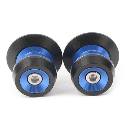 6mm Blue Swing Arm Spool Slider for Yamaha YZF R1 R3 R6 MT-09 MT-10