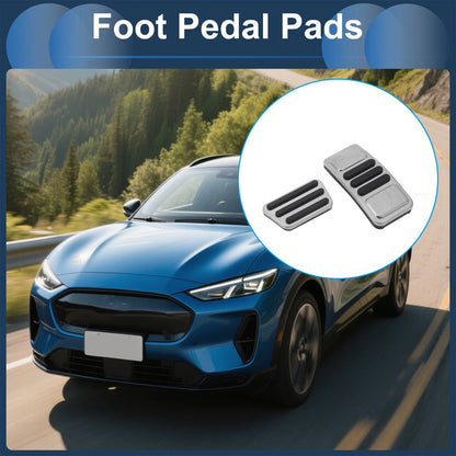2 x Automatic Foot Accelerator Pedal Covers for Ford Mustang MACH-E (2021-2023)