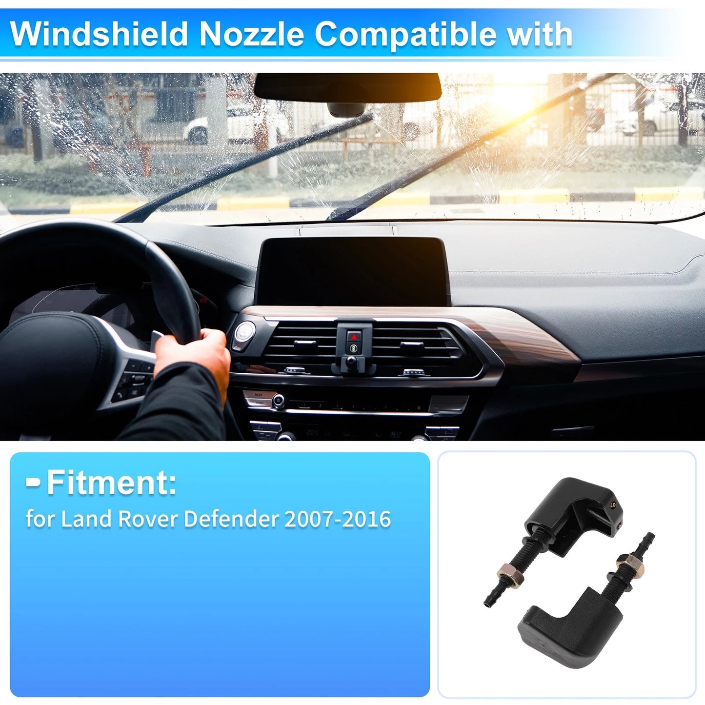 Windshield Washer Nozzle  for Land Rover Defender (2007-2016)