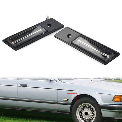 Dynamic Amber LED Side Marker Turn Signal Light for BMW 3 5 7 Series (1992-2003)