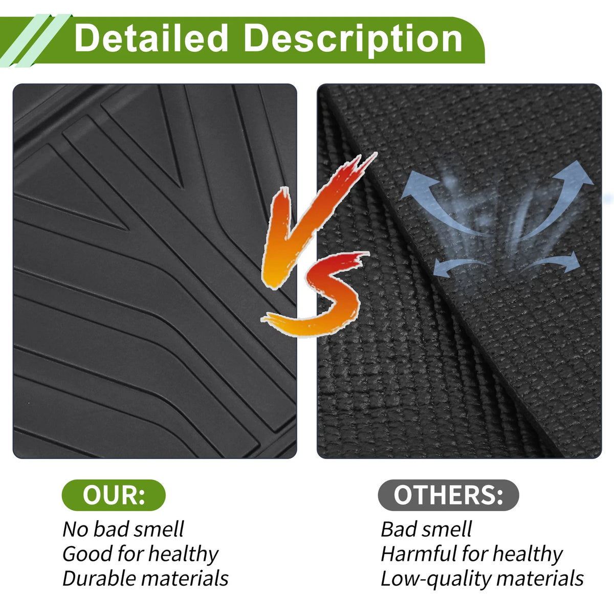 Cargo Liner Rear Trunk Mat for Ford Expedition, Lincoln Navigator (2018-2024)