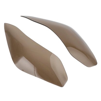 Headlight Glass Protector Cover Smoke for Kawasaki Ninja 300, Versys 650 (15-17)