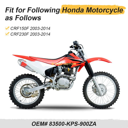 Right Side Cover Number Plate for Honda CRF150F CRF230F (2003–2014)