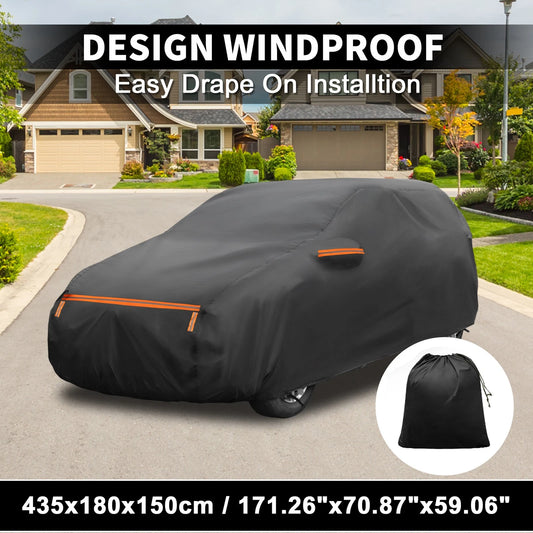 Car Cover Waterproof Aluminum Film Cotton for Toyota Sienta